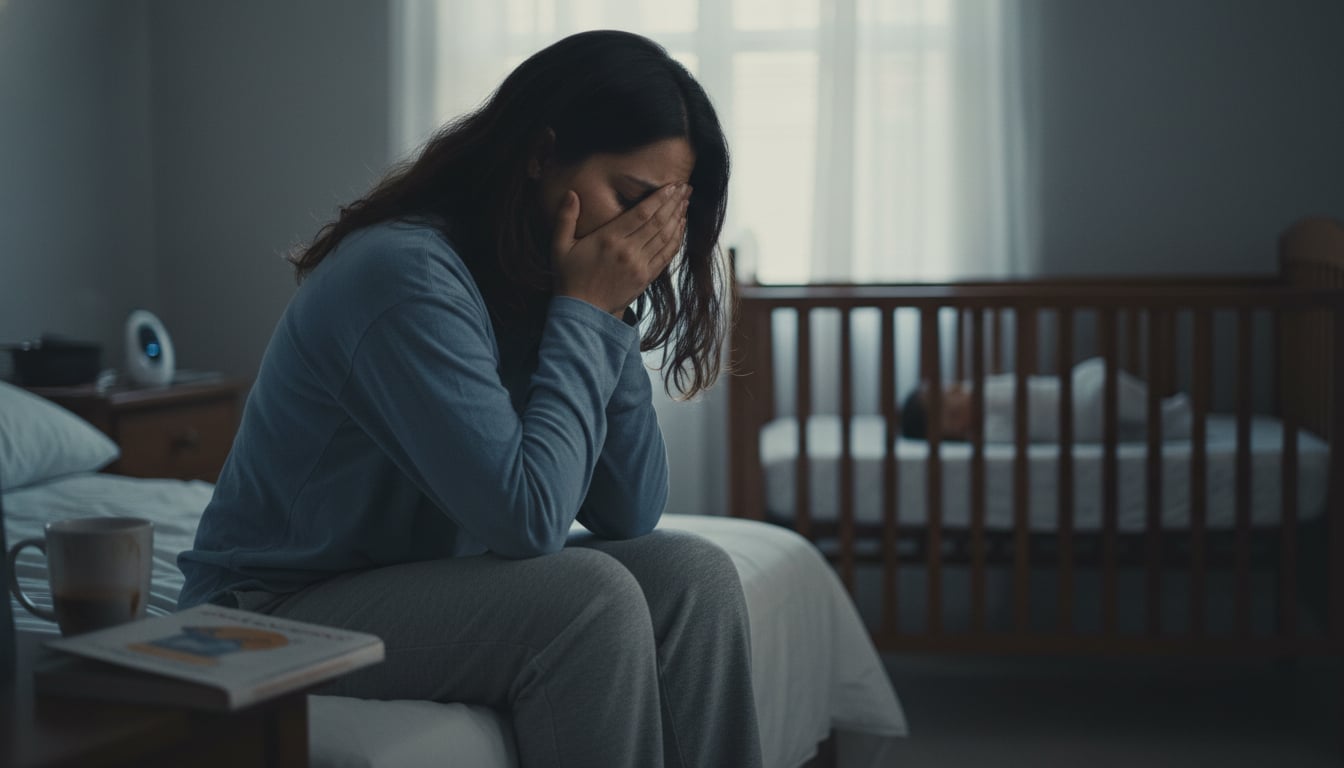 Mãe com depressão pós-parto