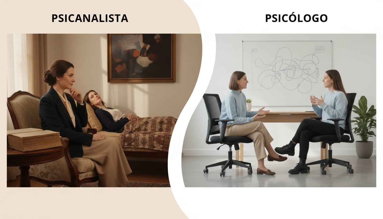 Diferença entre psicanalista e psicólogo