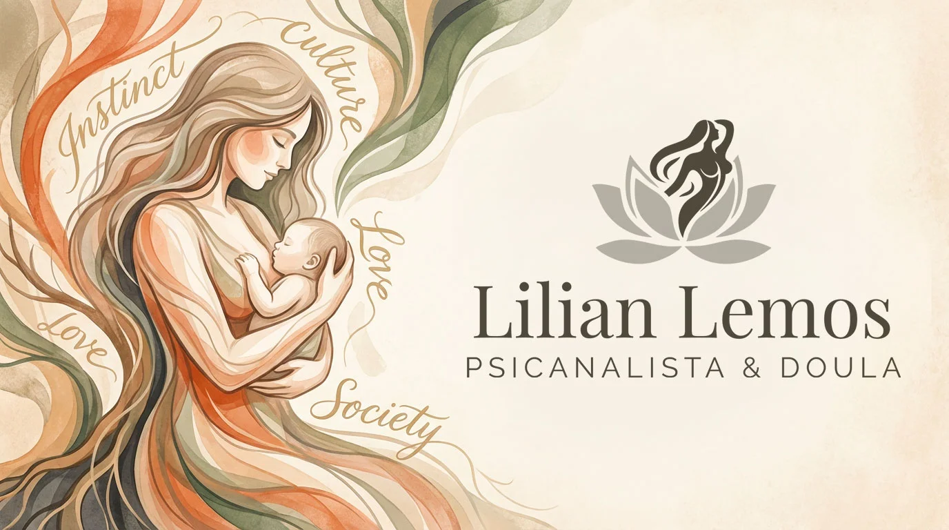 Mulher refletindo sobre o lugar da mulher na maternidade entre instinto e discurso