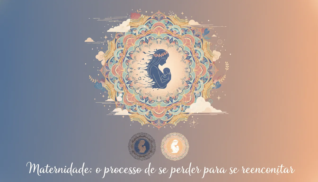 Mulher em processo de reencontro consigo mesma na maternidade